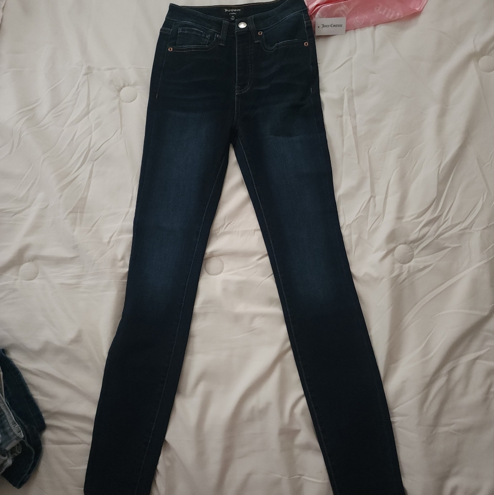 Juicy Couture Blue Skinny Jeans Sleek Fit
